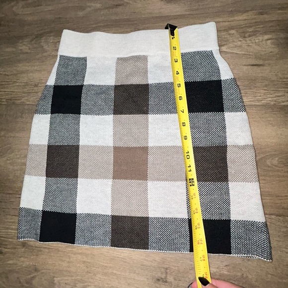 Loft Plaid Mini Skirt Size XS Petite - Picture 4 of 4